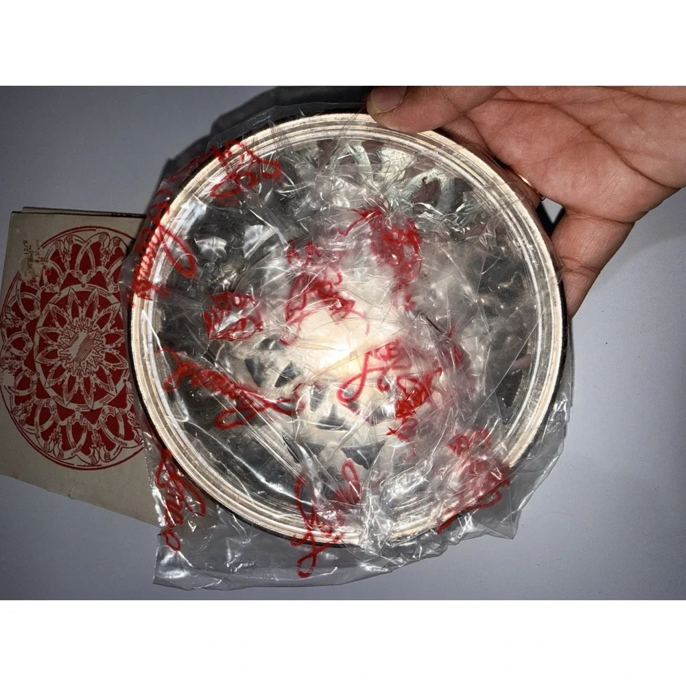 VINTAGE LEONARD SILVER PLATE‎ GLASS BACKED MADE IN ITALY 6